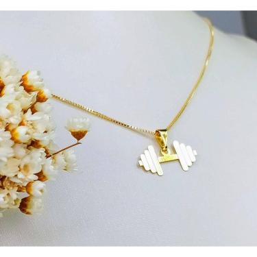 Imagem de Gargantilha Pingente Halter Sarah Jóias 18k 45cm