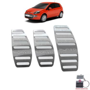 Imagem de Pedaleira Manual Aço Inox Fiat Punto 2013 A 2017