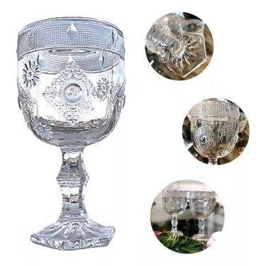 Imagem de Jogo 6 Copos Água Suco Vidro Taça 200ml Incolor