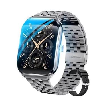 Imagem de Relógio Inteligente Bluetooth Feminino Com Tela HD De 1.96, NFC, Monit