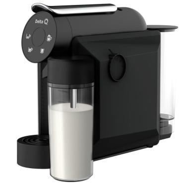 Imagem de Cafeteira Espresso Cappuccino Mini Mikqool Preta, 220V Delta