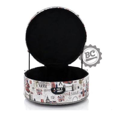 Imagem de Case de Pratos KGB Bandas Britânicas para Pratos até 22 Extra com rodinhas e espaço interno pra bag