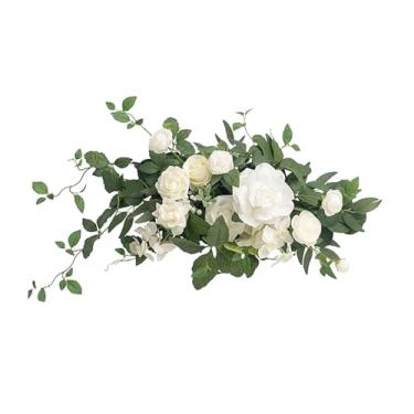 Imagem de CarpNettore Arranjo de Flores Artificiais para Porta Da Frente, Guirlanda de Eventos, Estilo C