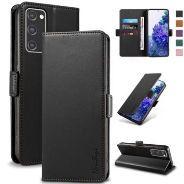 Imagem de YunuBeyii Capa Carteira para Samsung S20 FE - [Bloqueio RFID] Capinha Flip Magnética para Celular de Couro PU de Luxo com Suporte,Case Proteção,Rsistente,Antichoque, Preto