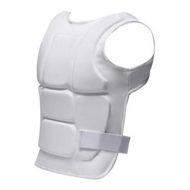 Imagem de Dynwave Protetor de peito de karatê, protetor de corpo, proteção de barriga, equipamento multiuso, luta, socos pesados, colete de taekwondo, escudo de costela, S 53cmx41cmx1.5cm