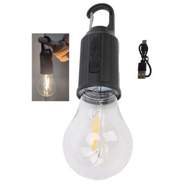 Imagem de Lampada LED Acampamento Recarregavel USB SOS Emergencia Pesca Camping Trilha Passeio Ar Livre Seguro Portatil Eficiente
