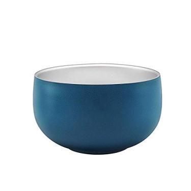 Imagem de WYUYIWH Tigela de aço inoxidável, isolamento térmico de parede para sopa de arroz tigela de macarrão salada de frutas tigelas de camada dupla para utensílios de mesa (cor: 2)