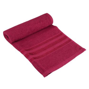 Imagem de Toalha de Rosto Cleo Groh Bordô
