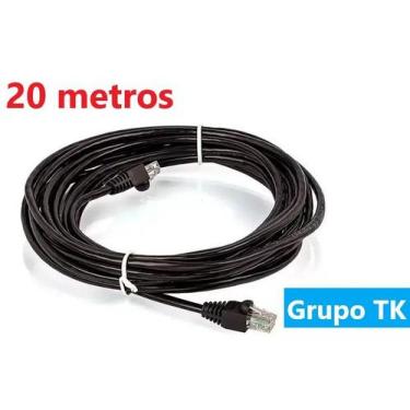 Imagem de Cabo de Rede / CFTV -- Internet Lan Utp --- Montado --- 20 metros - Pr