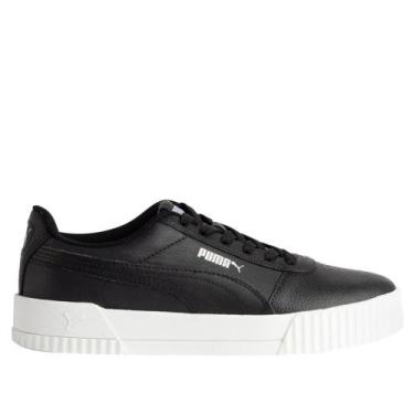 Imagem de Tênis Feminino Puma Carina Lux Bdp Preto, Preto, 34