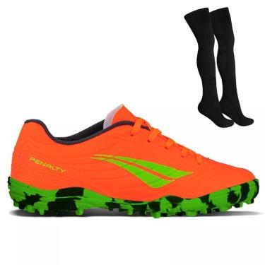 Imagem de Kit Chuteira Society Penalty Matís XXI Kids + Meião