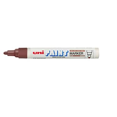 Imagem de PX-20 Marcador Permanente PAINT MARKER, Uni-ball, Marrom, Caixa com 12 unidades