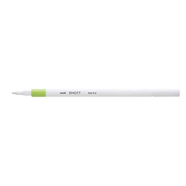 Imagem de Caneta Extrafina Emott Fine 0.4mm, Uni-Ball, Verde Claro, Blister c/1 unidade