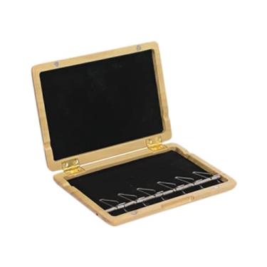 Imagem de MERIGLARE Estojo protetor para palhetas de fagote, resistente ao desgaste, instrumento musical para 6 palhetas, caixa de armazenamento para casa, ar livre,