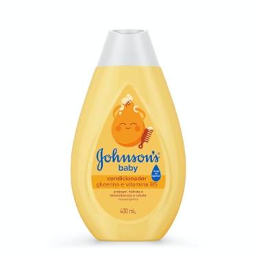 Imagem de Condicionador Infantil Johnson's Baby Regular 400 ml, Amarelo