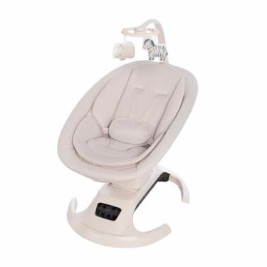 Imagem de Mastela Cadeira Bebê Balanço Automático Multimotion Lullaby Orbit Bluetooth, Músical, Bege - Até 15kg