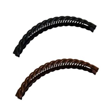 Imagem de Kit 2pçs Prendedor Acrilico De Rabo De Cavalo Banana Lux Dri (E)