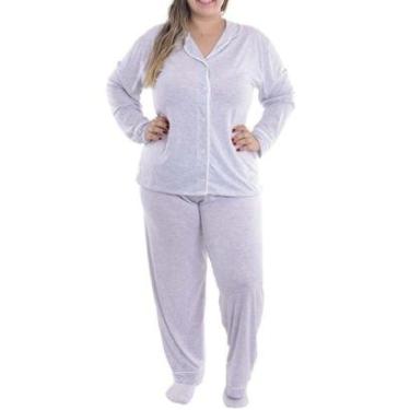 Imagem de Pijama De Inverno Plus Size Feminino Americano Victory-Feminino