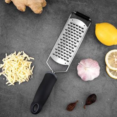 Imagem de Ralador ralador de queijo, ralador grosso para cozinha, aço inoxidável, portátil, para queijo parmesão, batata, legumes, frutas - Utensílios de cozinha