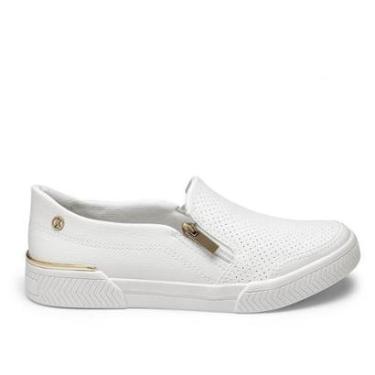 Imagem de Tênis Kolosh Slip On C3001A Branco Conforto Sintético-Feminino