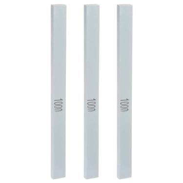 Imagem de 3 peças de pedras de amolar 1000 gramatura 15 x 1,2 cm x 0,6 cm retangular verde pedra de amolar de carboneto de silicone