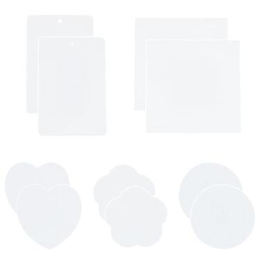 Imagem de SOFPLATE 5 estilos, 10 peças, papel de textura de espuma mágica, papel de desenho de arte 3D, papel de desenho de fibra de esponja branca, folha de tinta em branco, cartões de celulose, tela mágica