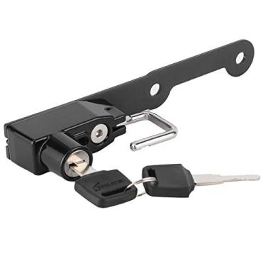 Imagem de ZJchao Trava de Capacete de Motocicleta, Capacete de Bloqueio de de Bloqueio de Motocicleta Portador de Trava de Antitheft Alumínio Alumínio Faixa de do Guidão para Z900RS CAFE