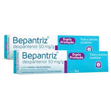 Imagem de Kit 2 Bepantriz Pomada para Assaduras Dexpantenol 30g