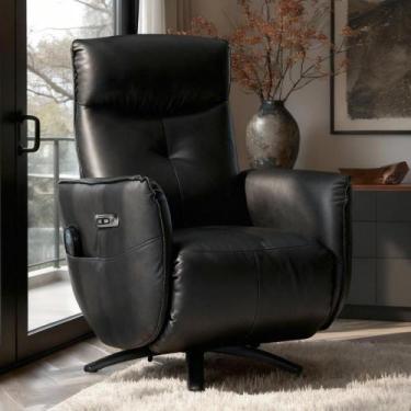 Imagem de Poltrona de Massagem Reclinável Elétrica com Aquecimento Bravinni L07 