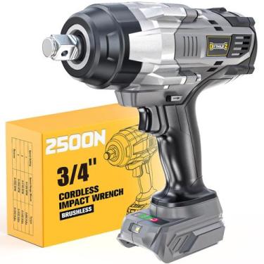 Imagem de Chave de impacto sem fio DIYtooliFZ 3/4 20V 2500N.m de alto torque