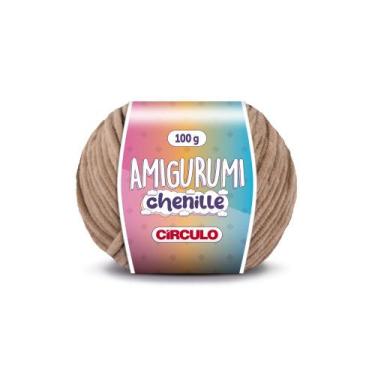 Imagem de Linha Amigurumi Chenille C/110m - Circulo, 7727 MADEIRA