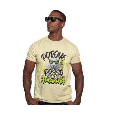 Imagem de Camisa Cristã Religiosa Personalizada Porque Ele Vive Posso Crer no Am