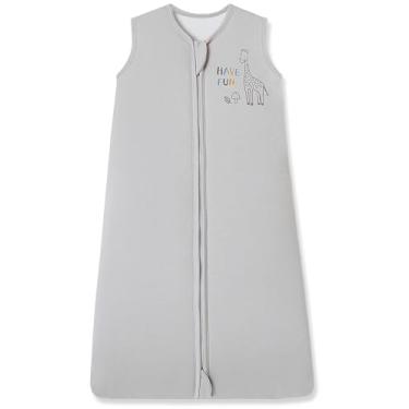 Imagem de Chilsuessy Rayon Feito de Saco de Dormir de Bebê de Bambu 1,5 Tog, Cobertor Vestível Saco de Dormir para Bebês e Crianças, P (0-6M), / Cinza