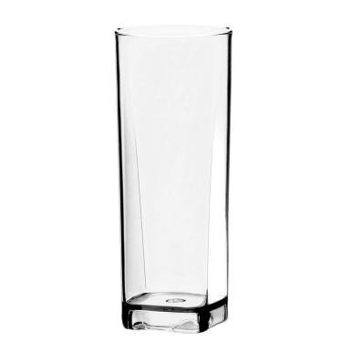 Imagem de Copo Long Drink 350ml Quadrado Transparente Boccati Multiuso