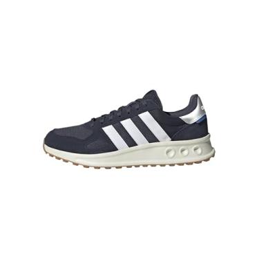 Imagem de adidas Tênis masculino Run 84, Sombra azul marinho/branco/prata fosca, 9