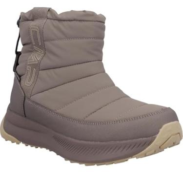 Imagem de CMP ZOY Botas de neve femininas impermeáveis – Forro de lã, calçado de inverno leve. Estilo italiano atemporal., Cemento, 35