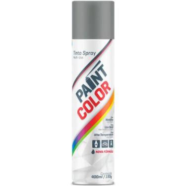 Imagem de Tinta Spray 400ml Uso Geral Cinza Escuro - 5510186 - PAINTCOLOR