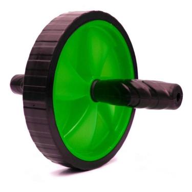 Imagem de Roda Exercícios Abdominal E Lombar Rythmoon Cor Preta