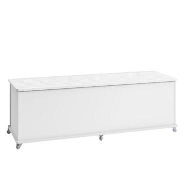 Imagem de Recamier Calçadeira Baú Casal 135cm Bled C14 Branco - Mpozenato