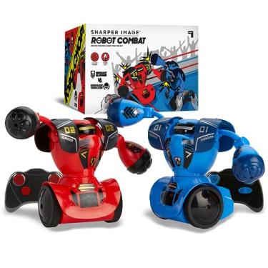 Imagem de Sharper Image® Robot Combat Set, 2-Player Remote Control RC Battle Robots for Kids & Family, LED Lights & Sound Effects, Wireless Infrared Technology, Fun Electronic Fighting Game