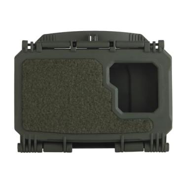 Imagem de JFFCESTORE Suporte tático universal para suporte de placa, suporte de peito viva-voz compatível com todos os iPhone e Android (tela de 4,7 a 6,6 polegadas) (verde)