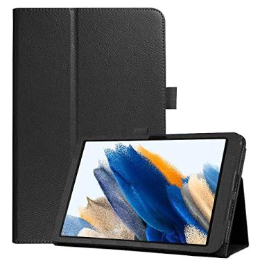 Imagem de EKVINOR Capa para Samsung Galaxy Tab A8 de 10,5 polegadas versão 2022 (modelo SM-X200/X205/X207), capa protetora com suporte para tablet Galaxy Tab A8 de 10,5 polegadas modelo 2022 - preta