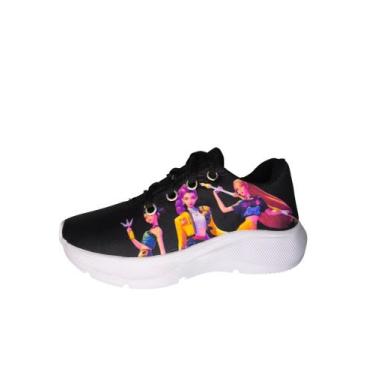 Imagem de Tênis Infantil Menina Guerreira Desenho Leve Confortável - S/M, Guer k