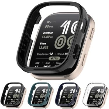 Imagem de LEENGLAR Pacote com 3 capas protetoras de tela Bip 6 compatível com Amazfit Bip 6 Smart Watch de 46 mm, capa protetora fina e leve de TPU macio e flexível