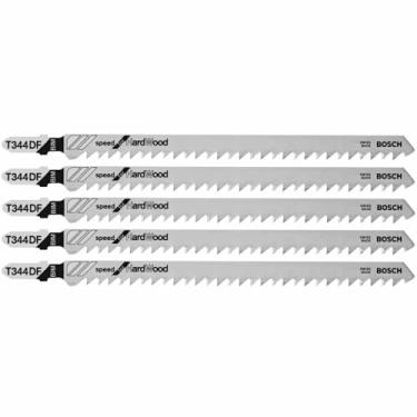 Imagem de Bosch T344DF 5 peças 15 pol. Velocidade TPI para lâminas de serra de madeira T-Shank