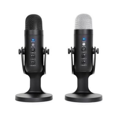 Imagem de Microfone Condensador Mesa Usb Gamer Omnidirecional Kapbom 1333