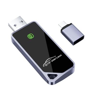 Imagem de ZIUMIER Adaptador CarPlay sem fio, converte OEM com fio para dongle CarPlay sem fio, Mini Edition, Plug and Play, sem latência, compatível com Apple iPhone iOS 10+ e carros de 2016+