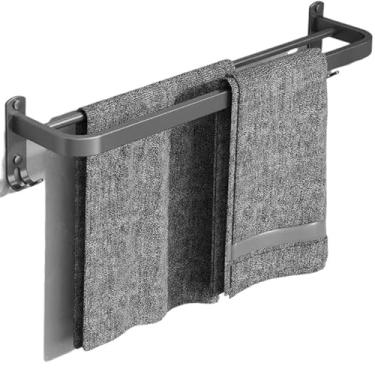 Imagem de Toalheiros de parede de alumínio para banheiro, chuveiro titular do quarto, barra de toalha, cabide(1316)