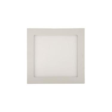 Imagem de Painel De Led Blumenau Slim Quadrado De Embutir 12w Bivolt 4100k Luz Neutra