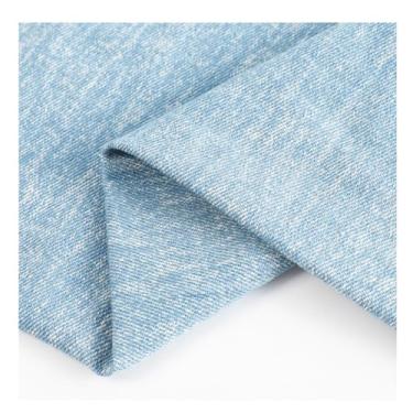 Imagem de Tecido Jeans Cru De, 160 Polegadas De Largura, Algodão Não Elástico Para Jeans, Jaquetas E Costura DIY (Cor: Azul 160 Cm/63 Polegadas De Largura)(BlueA,10x1.6M)